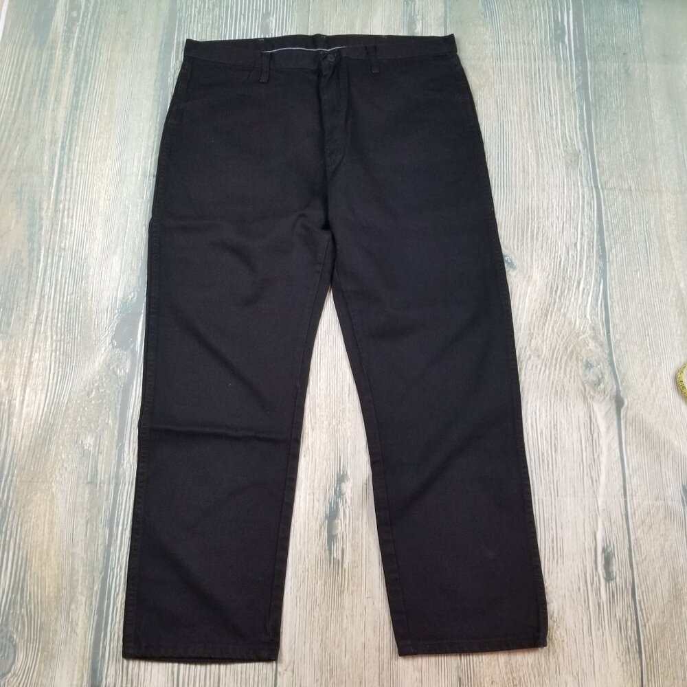 RUSTLER cotton black denim jeans